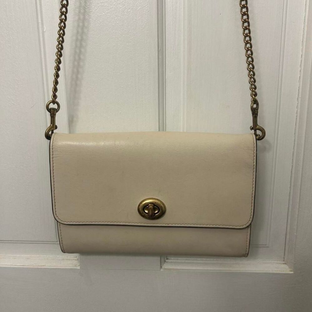 Coach Women's Cream Purse